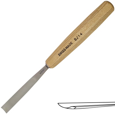 Gubia No 5 Semi Plana de 14 mm de ancho1