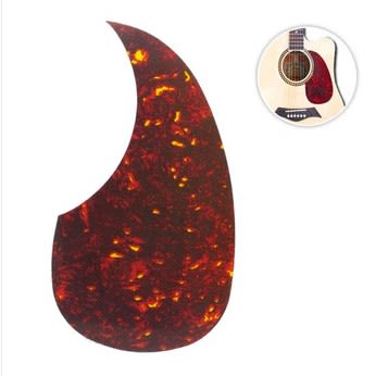 Pickguard Rojo Fuego. Mod 2 para Guitarra Acustica1