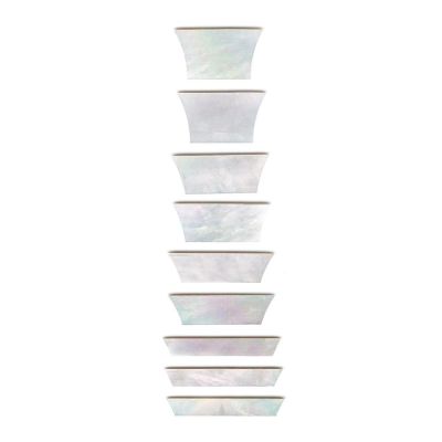 Indicadores de Posicion de Madre Perla Natural. Mod: 112A MOP. 9Pcs1