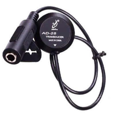 Piezo Eléctrico 1 micrófono de contacto. Mod AD-25 (Transducer®)1
