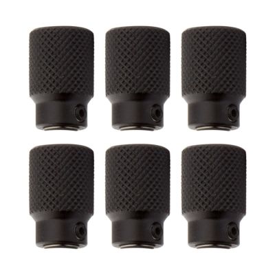 GUITAR TUNER BUTTONS  HIPSHOT SET 6 PCS INDUSTRIAL 6B1SK1-B  BLACK2