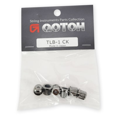 Set de Ferrules para Guitarra Gotoh TLB-1 Color Cosmo Black (6 Pcs)