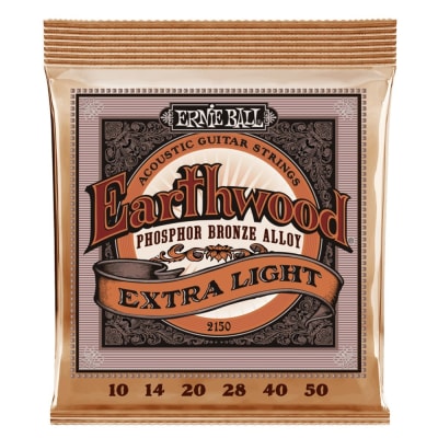 Cuerdas Mod: 2150 para Guitarra Electroacustica. Earthwood Phosphor Bronze Extra Light .010 - .0501