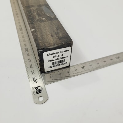 Bloque de Ebano de 290 x 40 x 40 mm +-
