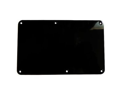 Back Plate Tremolo. Black M. P103B WO/H1