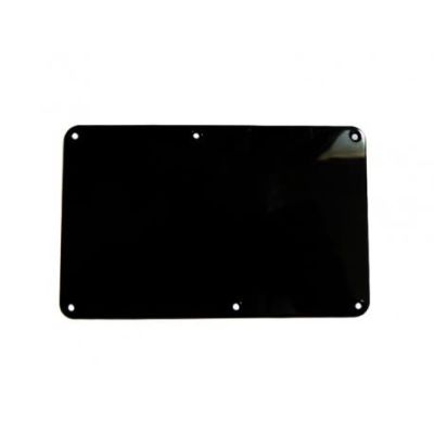 Back Plate Tremolo. Black. P103B WO/H1
