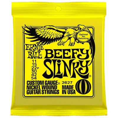 Cuerdas para Guitarra Electrica. 6-String. Beefy Slinky .011 - .054 26272