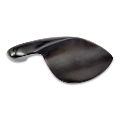 Mentonera de Ebano Lateral con Soporte central para Violín