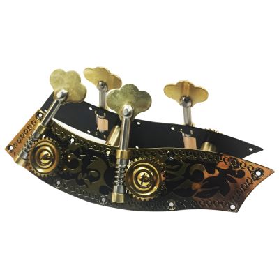 Clavijero para Contrabajo. Mod: Deluxe Gold-Black1