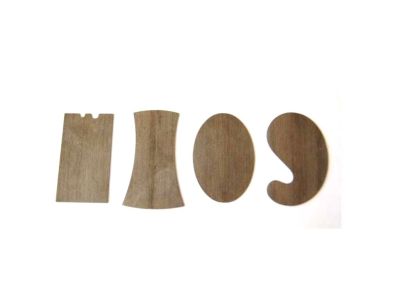 Set de 4 Mini Rasquetas. Mod: Lynx1