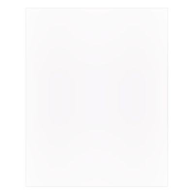 Lamina para Pickguard 300 x 450 mm. Mod: PC-W1. Color: White. 1-ply 