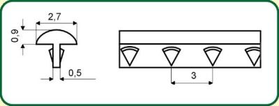Rollo de Traste Jumbo Low de 39 mts aprox. Corona 2.7 mm