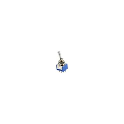 Mini Switch On-Off-On. Chrome. Mod: MS500-HF1