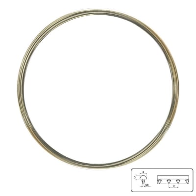 1/2 Rollo de Traste Vintage de 21 mts aprox. Corona 2.0 mm1