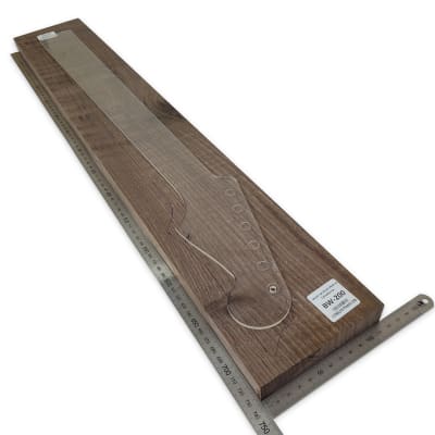Mastil BW-200 de Black Walnut Especial Radial para Guitarra