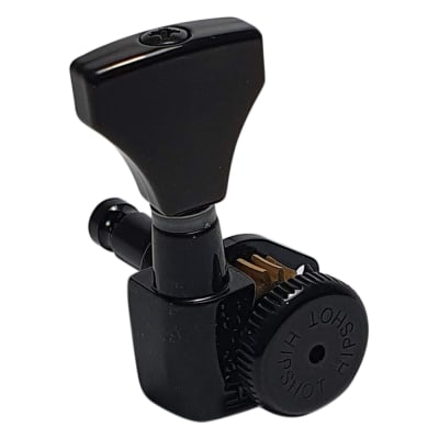 Clavija 1L con Locking. Mod 6GL0B-20. Boton: DHS. Color Black