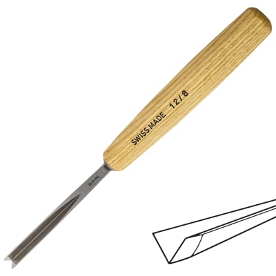 Gubia No 12 Partidor en 60º de 8 mm de ancho1