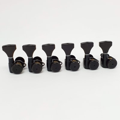 Clavijero 6L con Locking. Mod 6GL0B-DHS. Color Black1