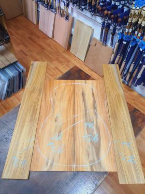 Fondo y Costados REF: TK-706 de Teak Exotico Especial para Guitarra6