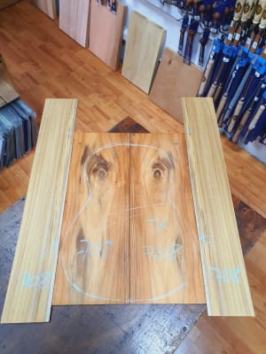 Fondo y Costados REF: TK-708 de Teak Exotico Especial para Guitarra5