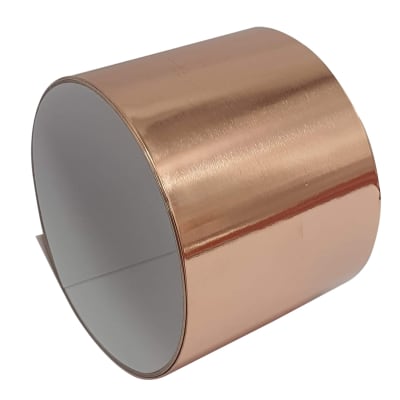 Cinta de Cobre Autoadhesiva de 50mm ancho x 1 metro largo1