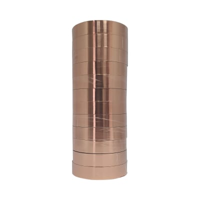 Pack de 12 Rollos de Cinta de Lamina de Cobre Conductora Autoadhesiva de 25 mm de ancho1