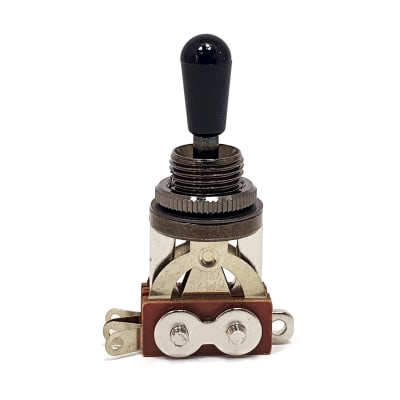 Switch 3-Way Corto para Les Paul. Mod: LPCB. Color: Cosmo Black1