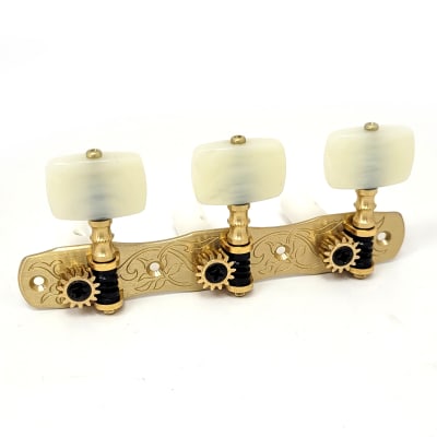 Clavijero Guitarra Clásica Gotoh 3L+3R Gold 35G1800-EI Bronce Sólido