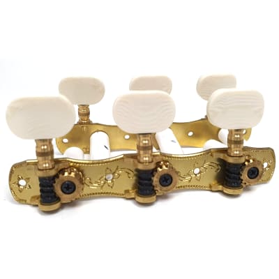 Clavijero para Guitarra Clasica. Mod: 310. Gold. sin Lira4