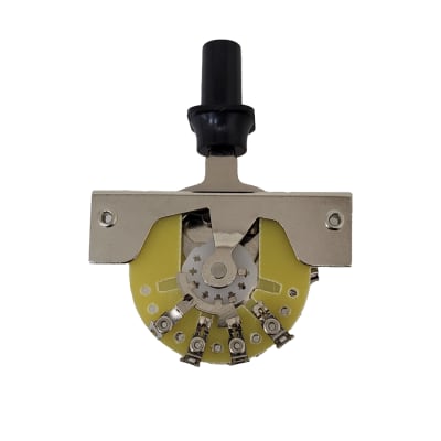 Switch 3-Way Abierto para Telecaster. Mod: STW-B. Perilla Black1