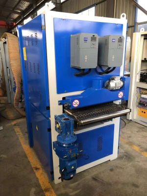 Maquina Lijadora Calibradora Industrial 630mm Ancho 220V 20.7Kw potencia, 36amp