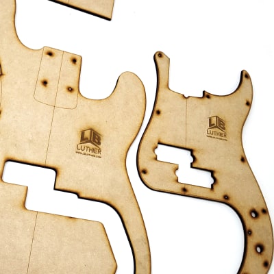 Set de Plantilla en MDF 5 mm tipo Presicion Bass