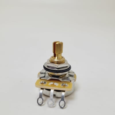 Potenciometro Grande CTS Stewmac 250K A. Vastago Corto 250K-ohm (CTS Stewmac EEUU #450S 3484) Item # 01151