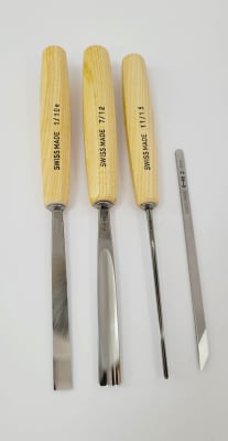 Set de Gubias Pfeil® Suiza 4 pcs + Estuche1