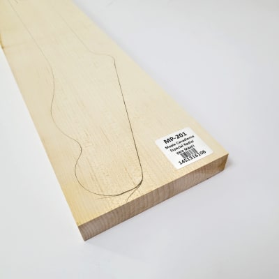Pieza Unica MP-201 de Maple Canadiense Especial Radial para Mastil de Guitarra1