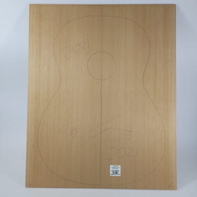Tapa Armónica de Cedro Rojo Canadiense CR-2021 para Guitarra Calidad AA1