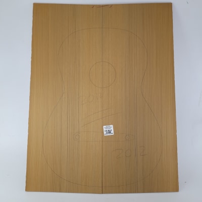 Tapa Armónica de Cedro Rojo Canadiense CR-2012 para Guitarra Calidad AA1