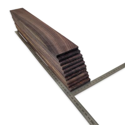 Pack de 10 Piezas de Indian Rosewood Especial para Diapasón de Instrumentos pequeños