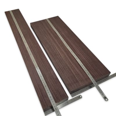 Set de Bloques para Laminar Aros y Fondo de Katalox Mexicano Especial para Guitarra // Corte Radial