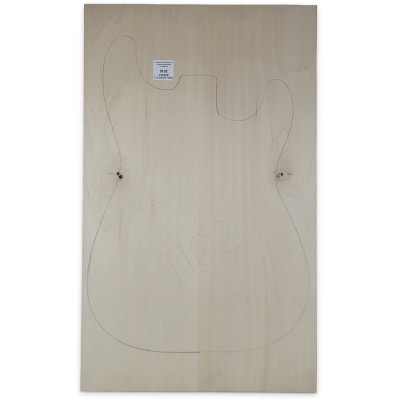Madera Premium Basswood Canadiense para Cuerpo Ensamblado de Guitarras y Bajos Eléctricos # 91021