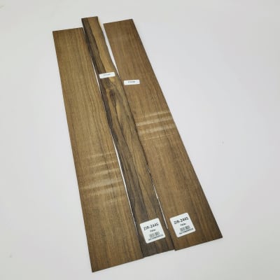 Set Unico REF: ZIR-2445 de 3 Laminas para Artesania de Ziricote Mexicano (Ebano Mexicano)1