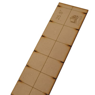 Plantilla en MDF para Diapason Tipo Fender de Escala 25.5