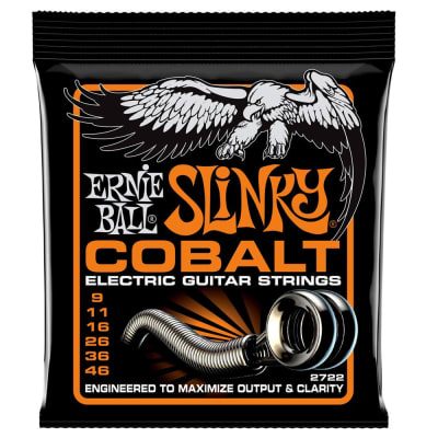 Cuerdas para Guitarra Electrica. 6-String. Slinky Cobalt Hibrida .009 - .0461