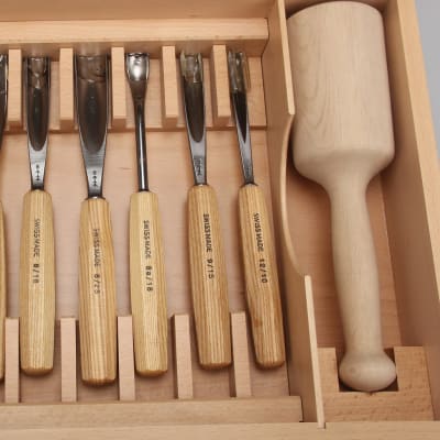 Set de Gubias Pfeil Hbs25 con Maletin para Tallado en Madera (26 pcs)