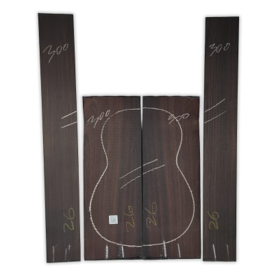 Set de Aros y Fondo IR-300 de Indian Rosewood Especial para Guitarra Clasica / Corte Radial1