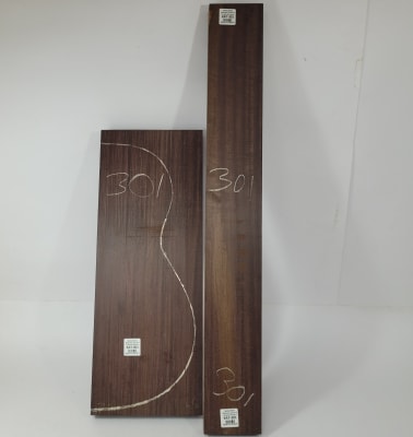 Set de Bloques en Bruto de Katalox para Aros y Fondos de Guitarra KAT-3011