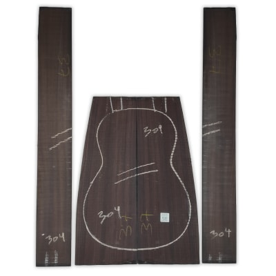 Set de Aros y Fondo IR-304 de Indian Rosewood Especial para Guitarra Clasica / Corte Radial1