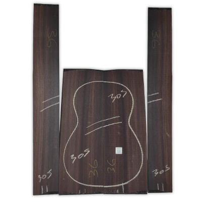 Set de Aros y Fondo IR-305 de Indian Rosewood Especial para Guitarra Clasica / Corte Radial1