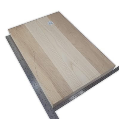Pack de Maderas WCP-310 para Guitarra, Cuerpo de Ash + Mastil de Maple + Diapason de Indian Rosewood