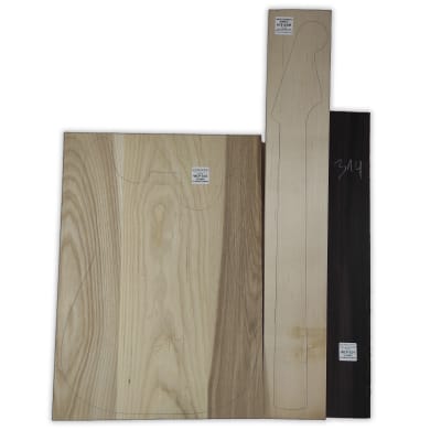 Pack de Maderas WCP-314 para Guitarra, Cuerpo de Ash + Mastil de Maple + Diapason de Indian Rosewood1
